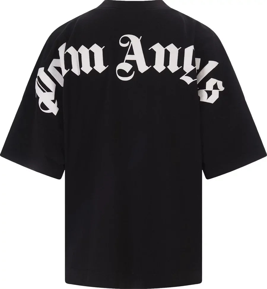 back Palm Angels Classic Logo Print T-shirt Black