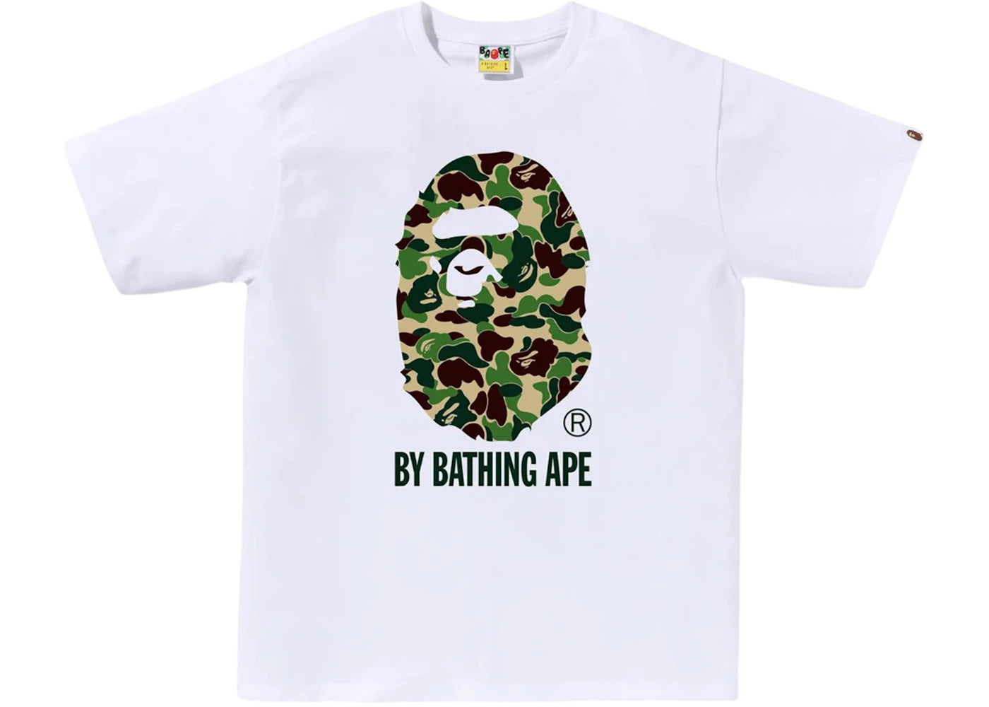 BAPE ABC Camo By Bathing Ape Tee (SS25) White/Green -1