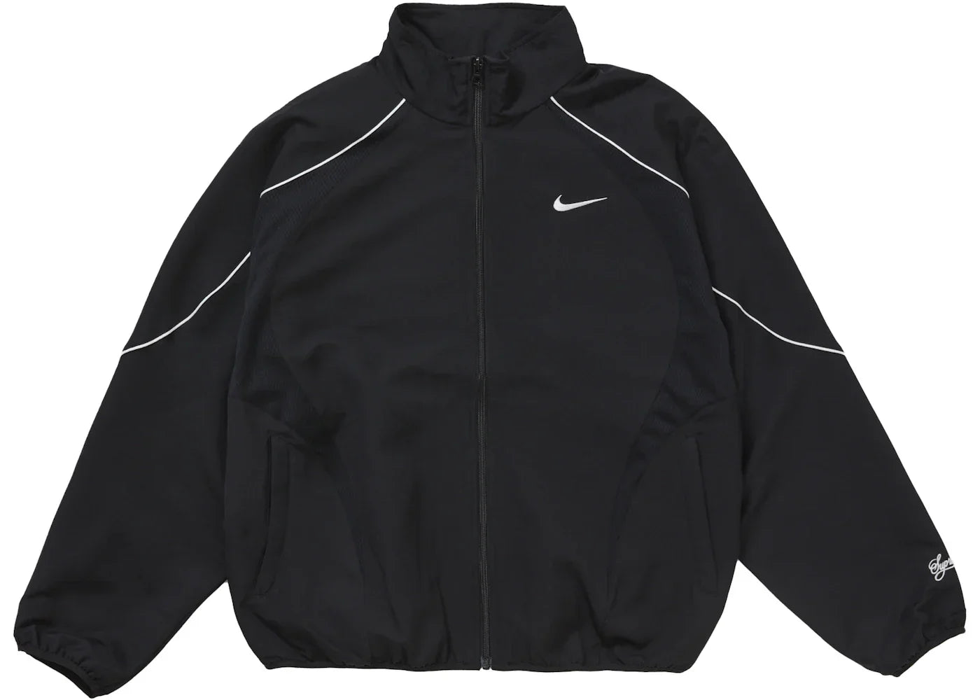 Supreme Nike Track Jacket Black -1