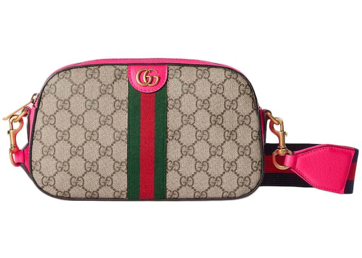 Gucci Ophidia GG Small Crossbody Bag Beige/Ebony/Pink -1