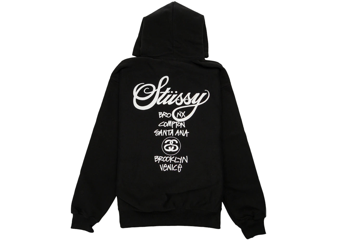 Stussy World Tour Hoodie Black -1