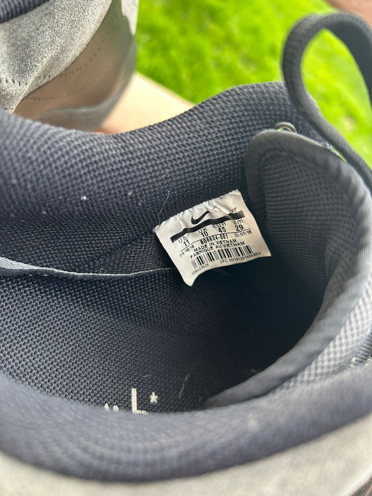 Nike Air Force 1 Low A Cold Wall Black-Inside-Tag