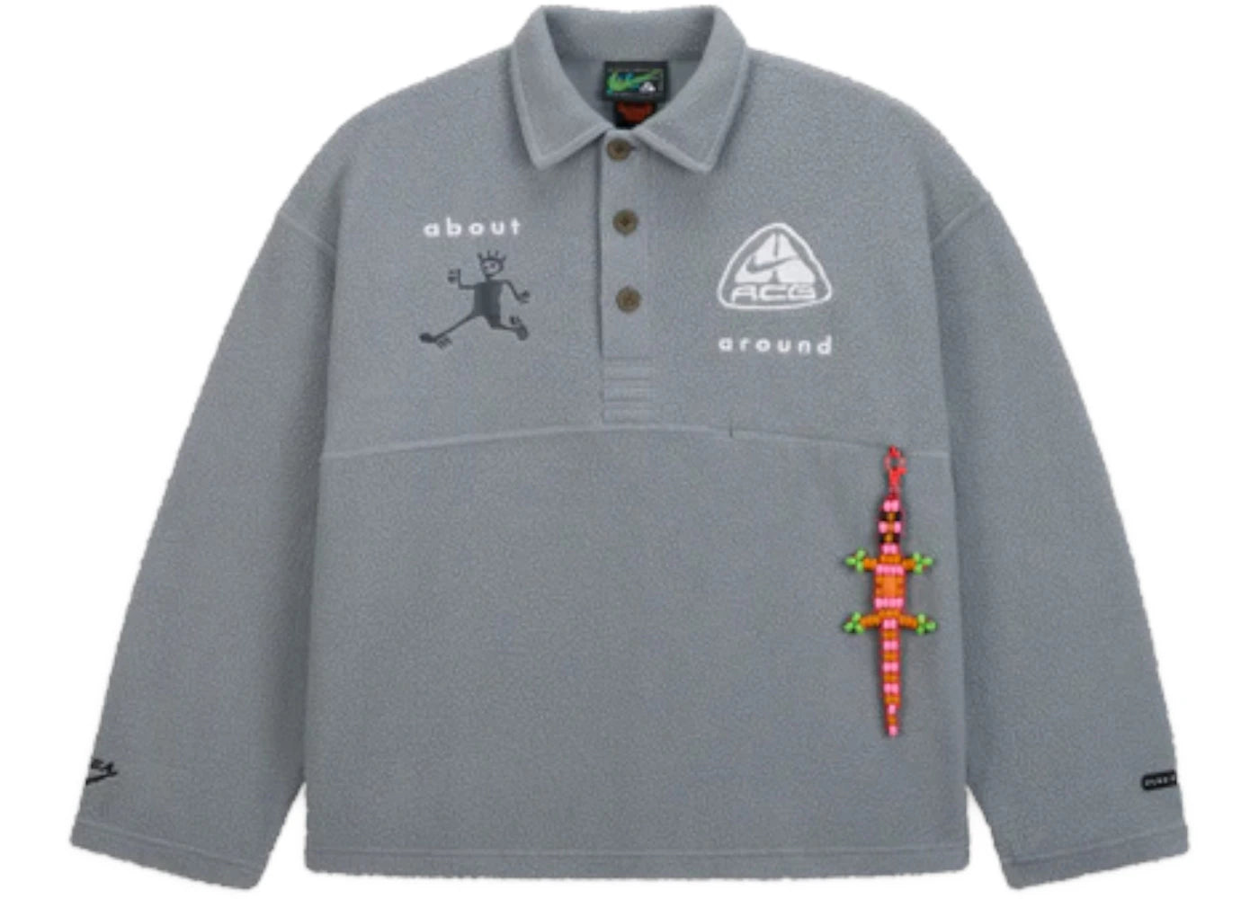 Nike ACG x CPFM L/S Polo Grey -1
