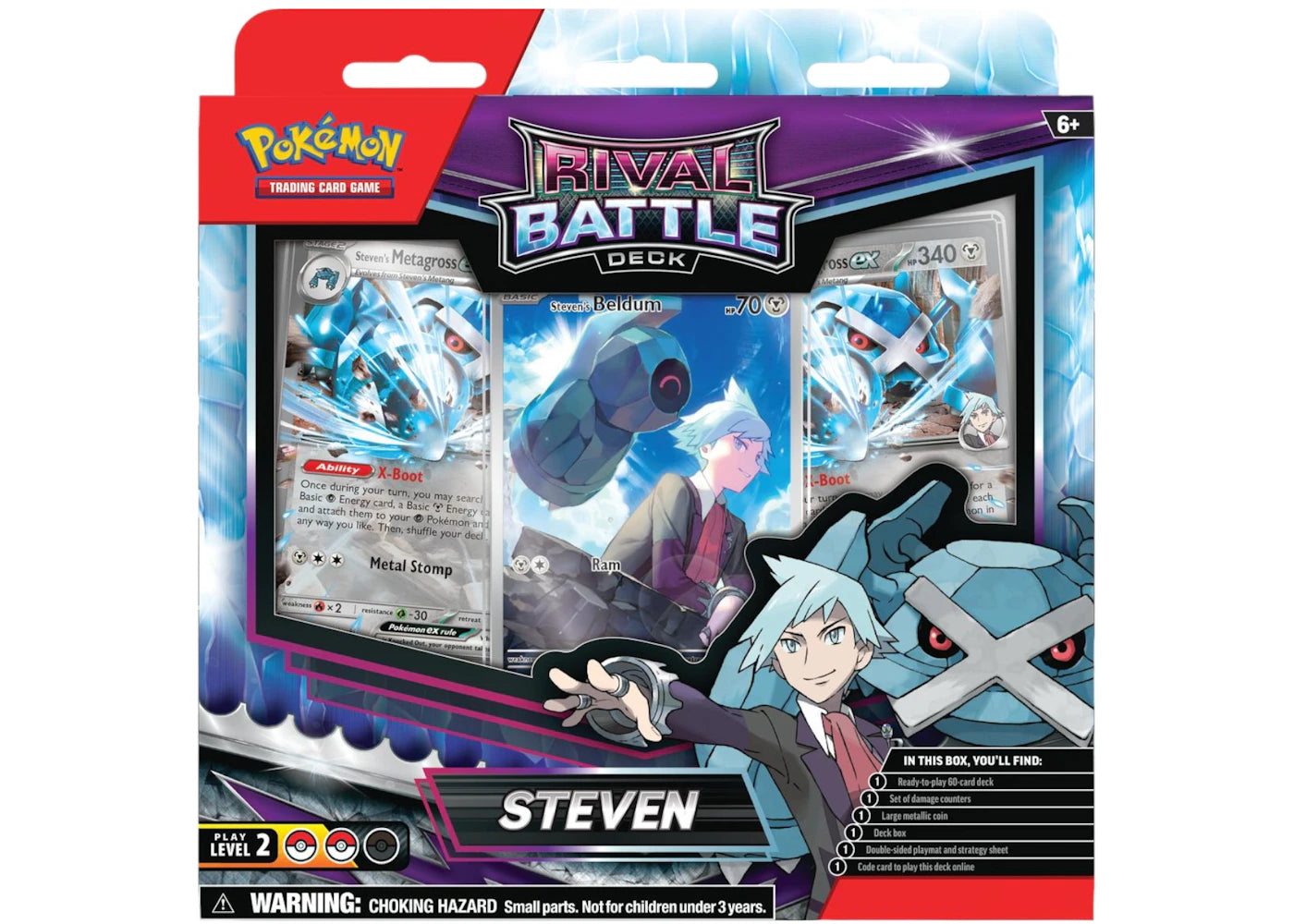 2025 Pokémon Scarlet & Violet Destined Rivals Steven Rival Battle Deck -1