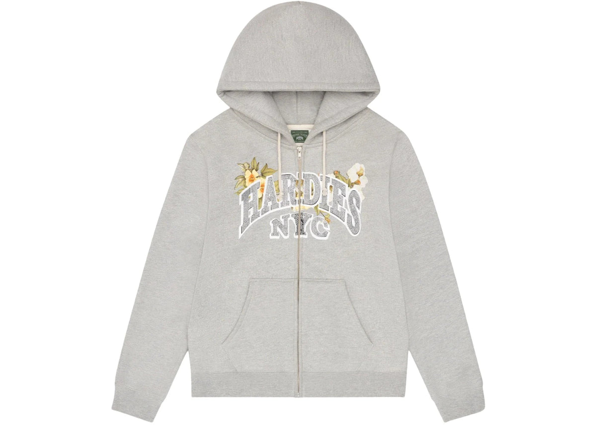 Denim Tears Hardies Tears Zip Hoodie Grey -1