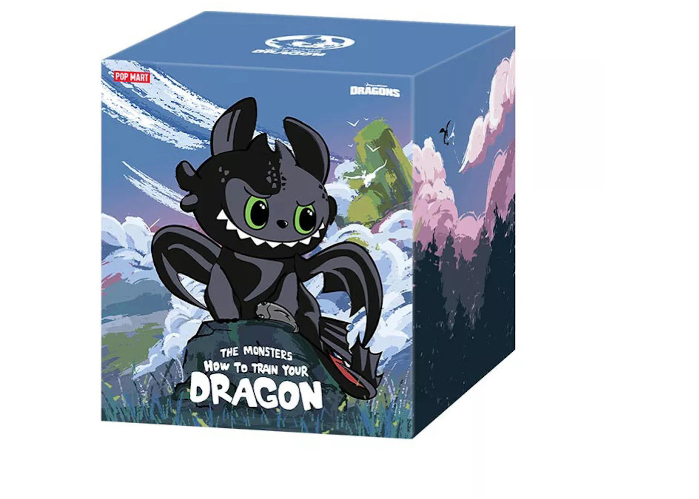 Pop Mart Labubu The Monsters How to Train Your Dragon Figurine Single Case (Blind Box) -1