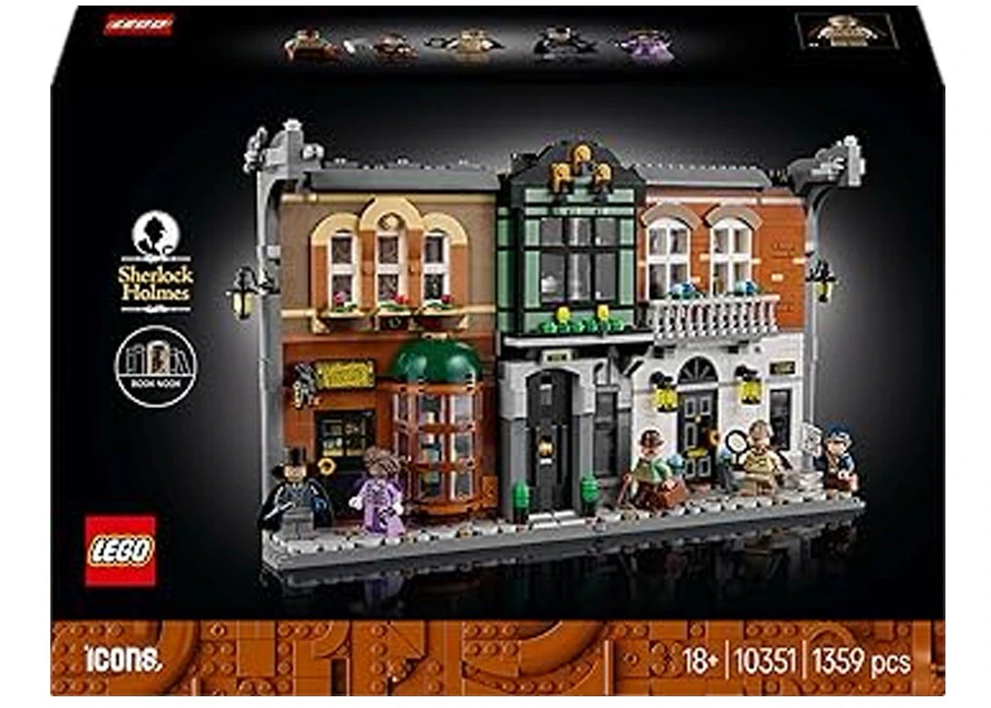 LEGO Icons Sherlock Holmes: Book Nook Set 10351 -1