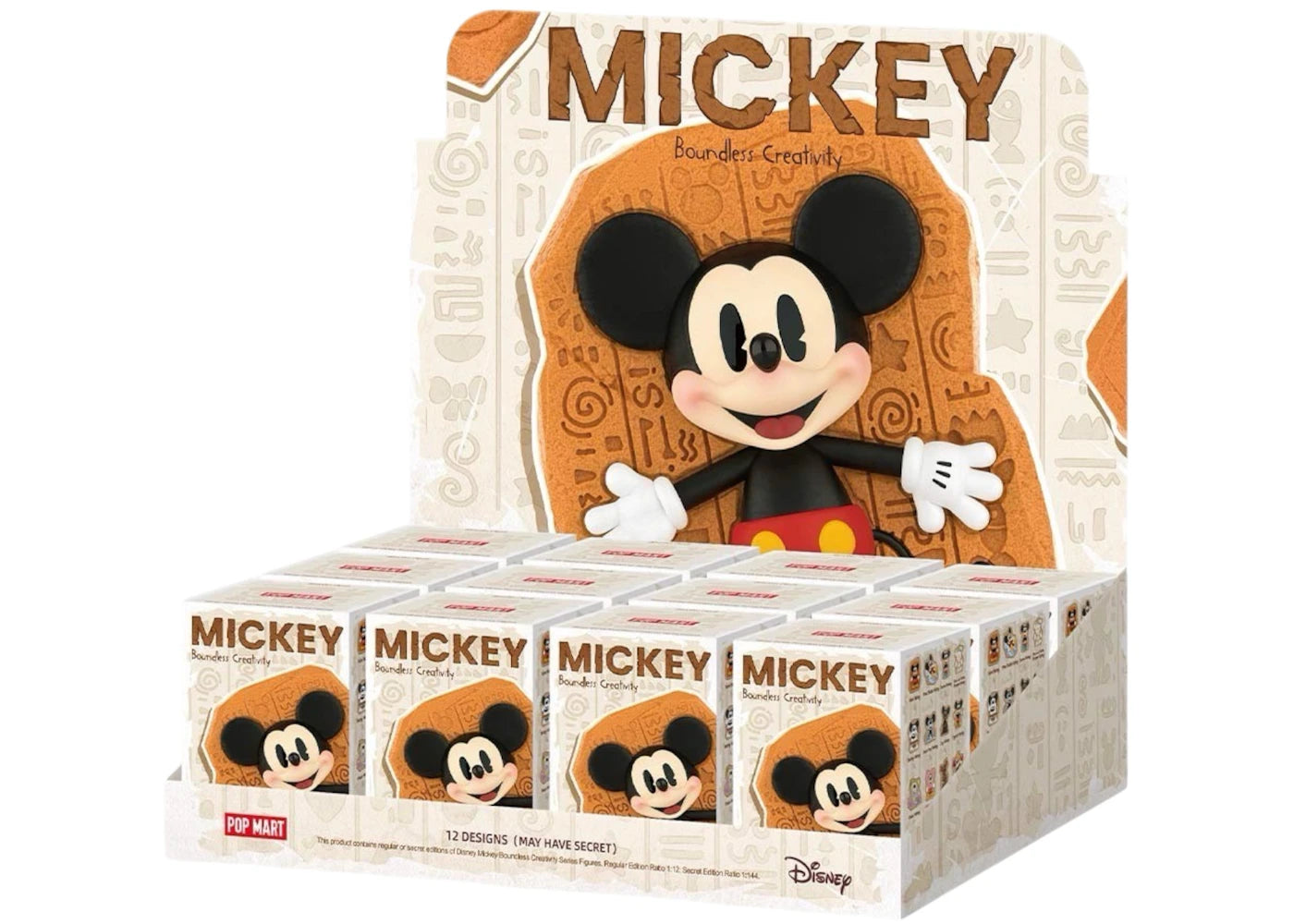 Pop Mart Disney Mickey Boundless Creativity Series Figures Sealed Case (12 Blind Box) -1