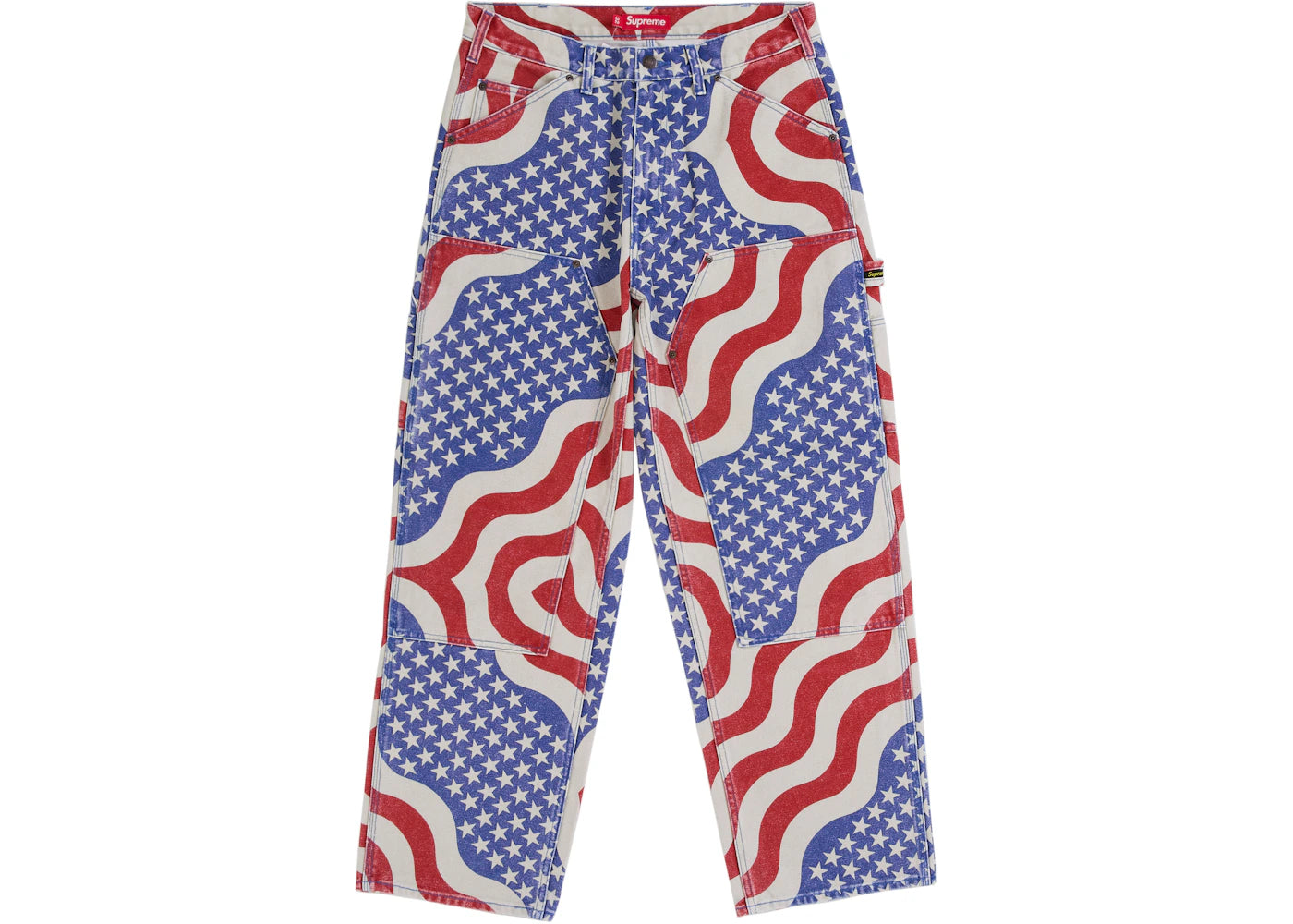 Supreme Flag Double Knee Painter Pant Multicolor -1
