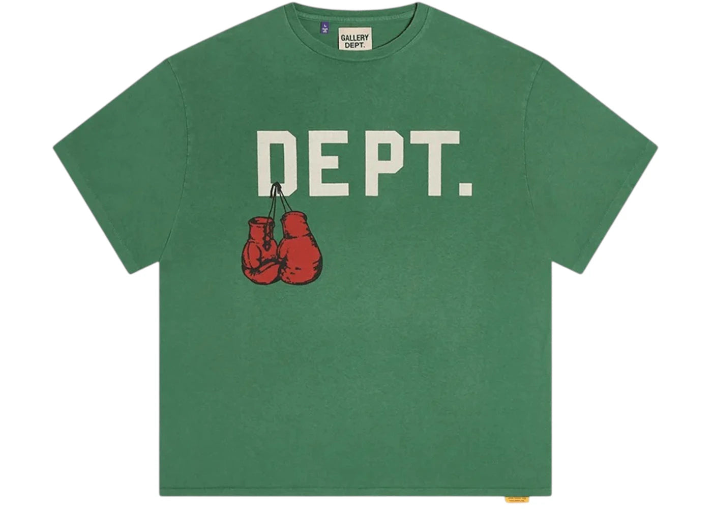 Gallery Dept. Arena Logo Print Cotton Jersey Tee Vintage Forest -1