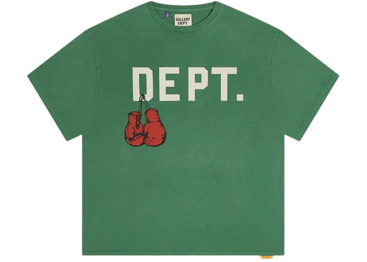 Gallery Dept. Arena Logo Print Cotton Jersey Tee Vintage Forest -1