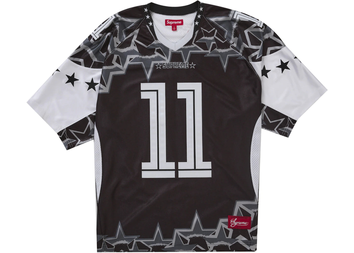 Supreme Stars Football Jersey Black -1