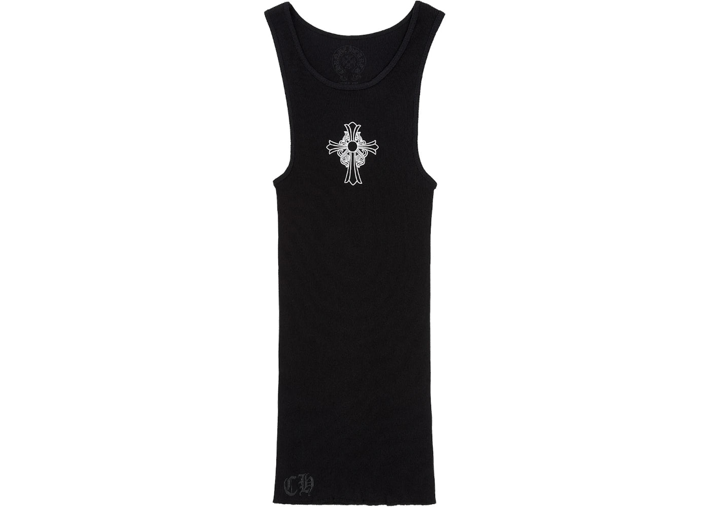 Chrome Hearts Hairy Cross Rib Tank Black -1