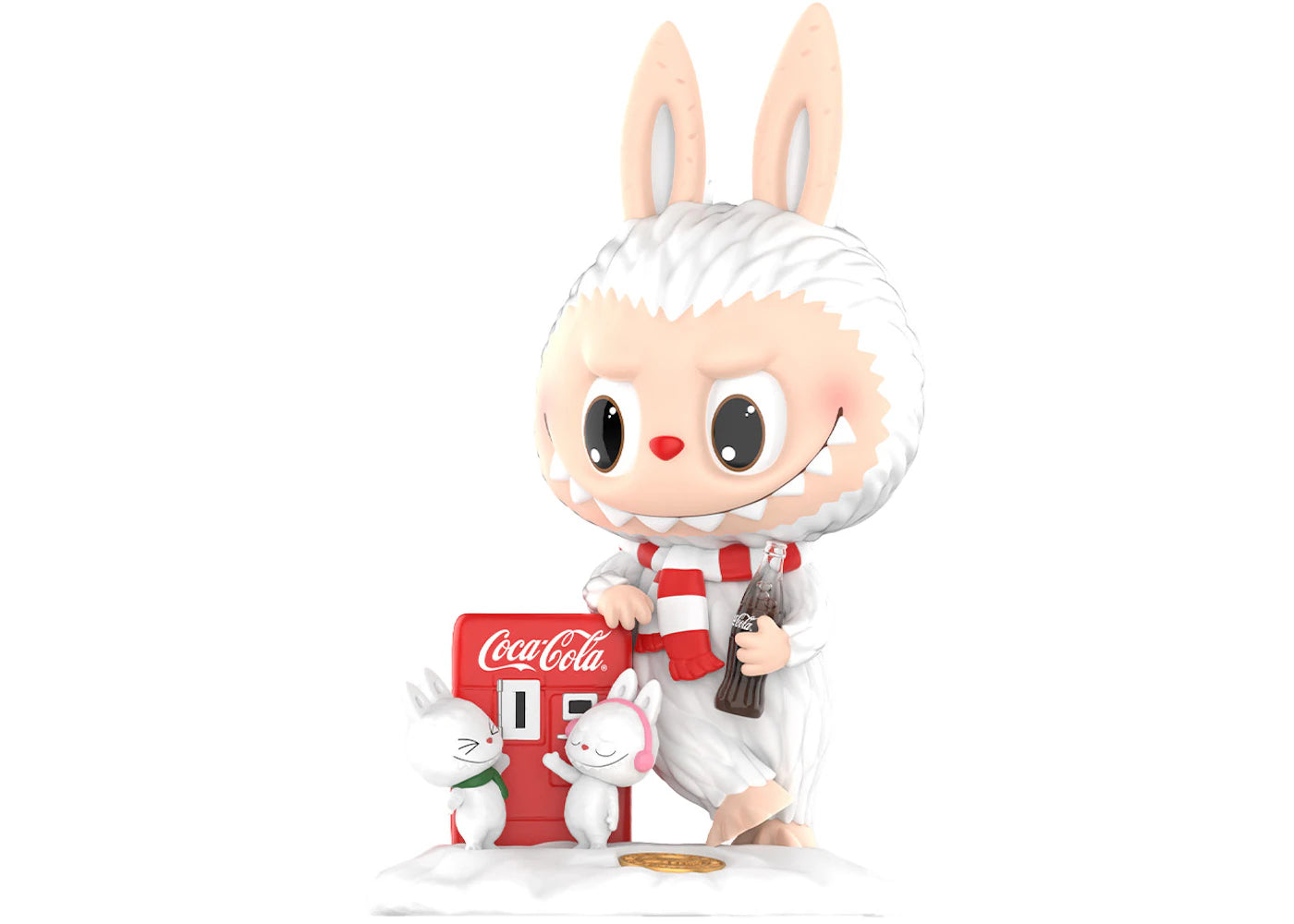 Pop Mart Labubu The Monsters Coca-Cola Series Little Snowman Figure -1