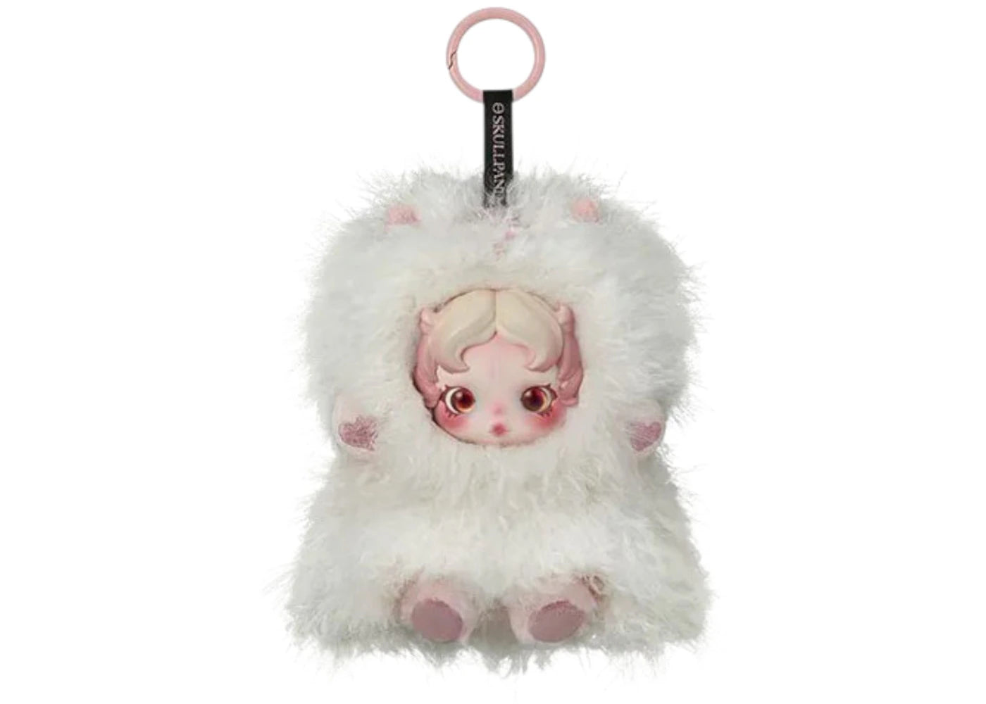 Pop Mart SKULLPANDA You Found Me! Series Ghostie Plush Doll Pendant-1