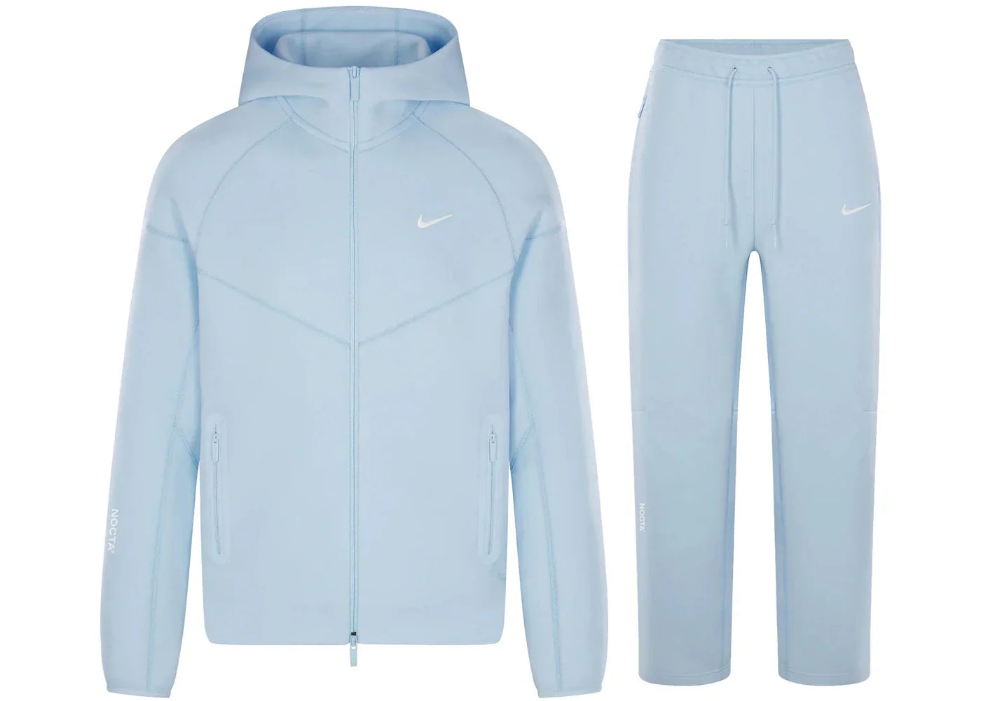 Nike x NOCTA Tech Fleece Hoodie & Joggers Set Cobalt Blue/Tint -1