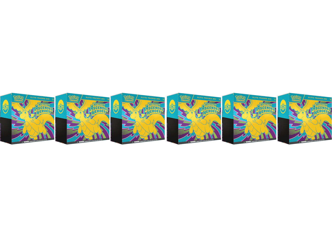2026 Pokémon Mega Evolution Ascended Heroes Elite Trainer Box 6x Lot -1