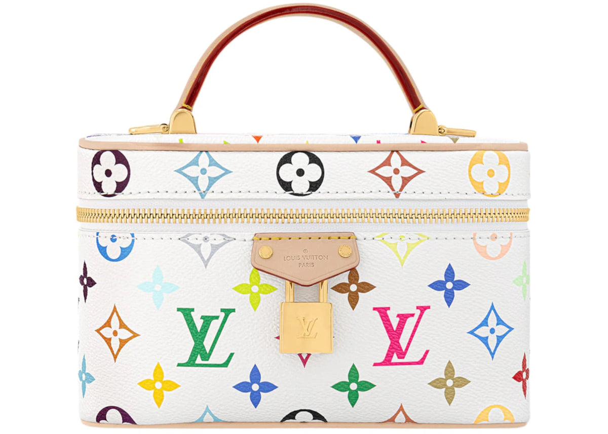 Louis Vuitton x Takashi Murakami Vanity Chain Pouch White Multicolored -1