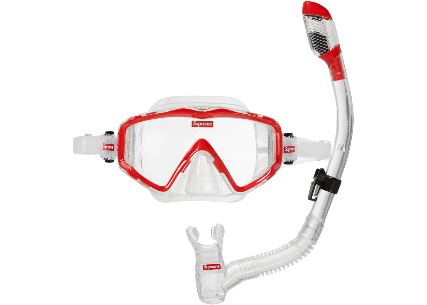 Supreme Cressi Snorkel Set Red -1