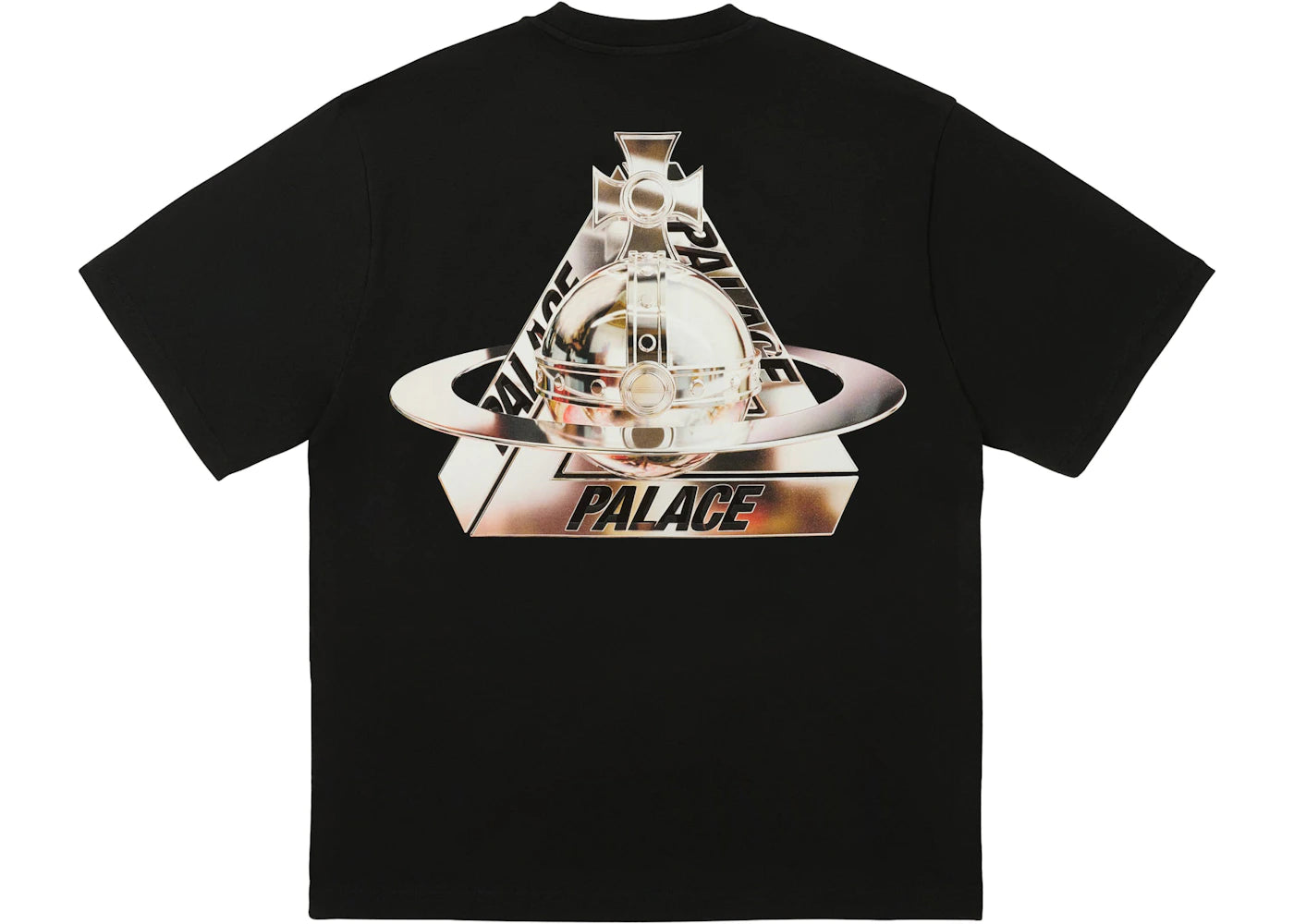 Palace x Vivienne Westwood T-Shirt Black -1
