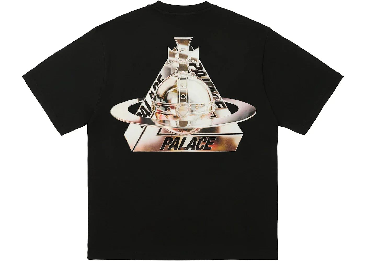 Palace x Vivienne Westwood T-Shirt Black -1