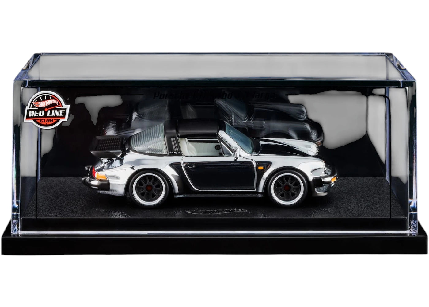 Mattel Hot Wheels RLC exclusive 1988 Porsche 911 Targa Turbo With CHASE Version Premium Pure Chrome Plating -1
