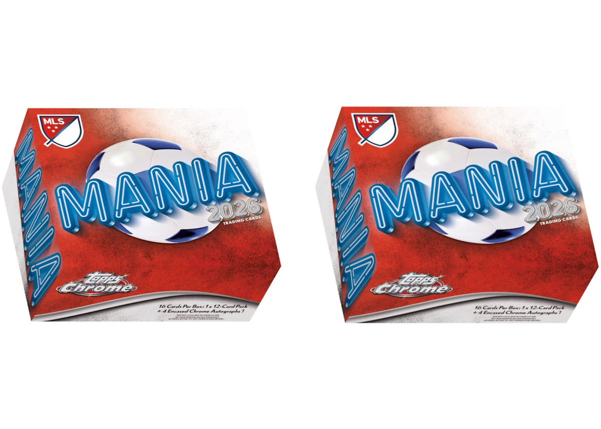 2026 Topps Chrome Major League Soccer Mania Box 2x Lot -1