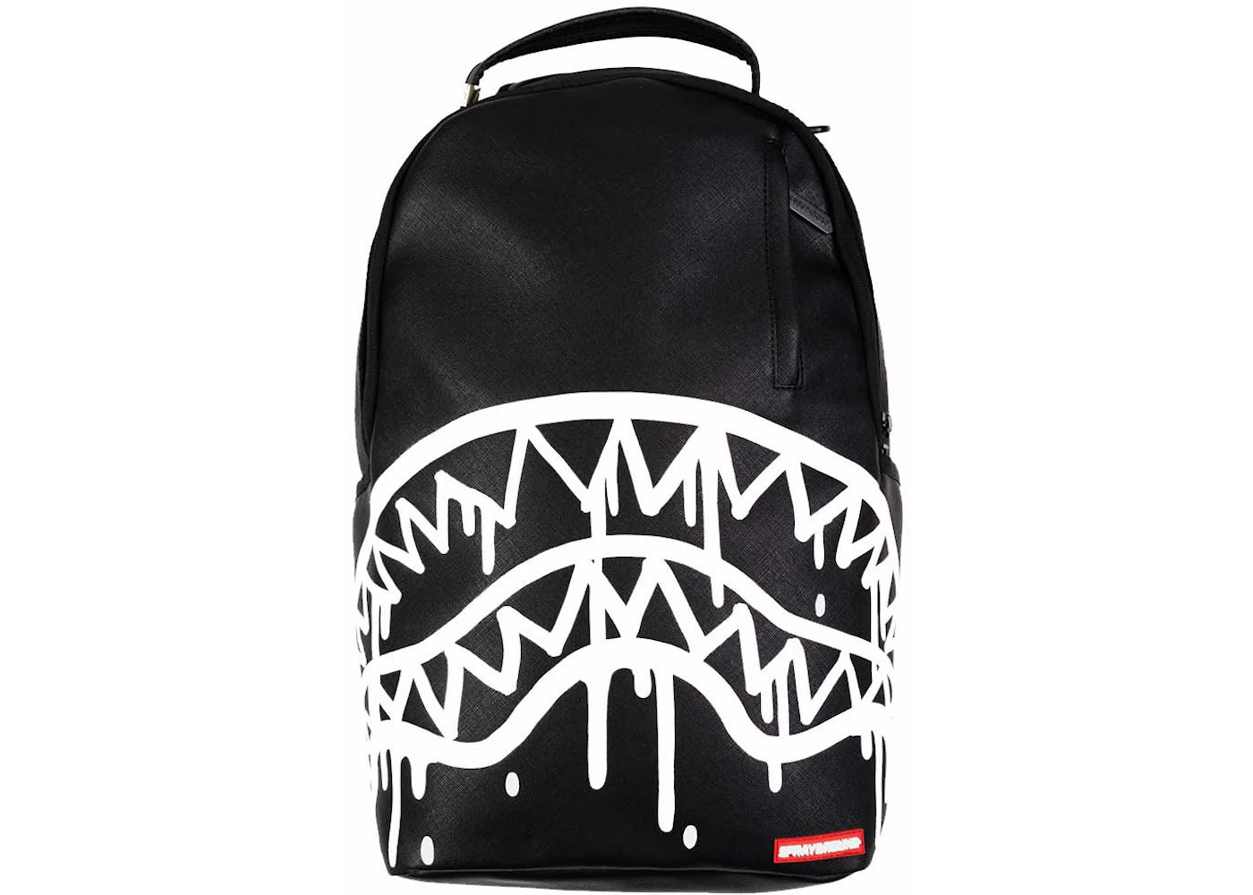 Sprayground Drip Shark Central DLXSV Backpack Black/White -1