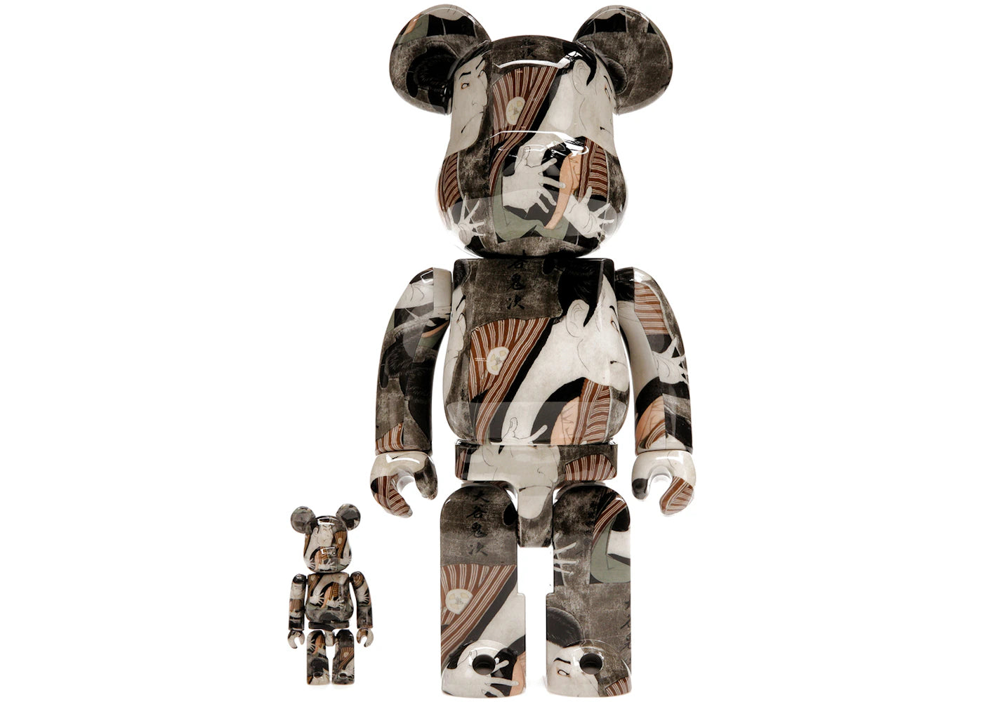 Bearbrick Sharaku Toshusai (Otani Oniji III as Yakko Edobei) 100% & 400% Set -1