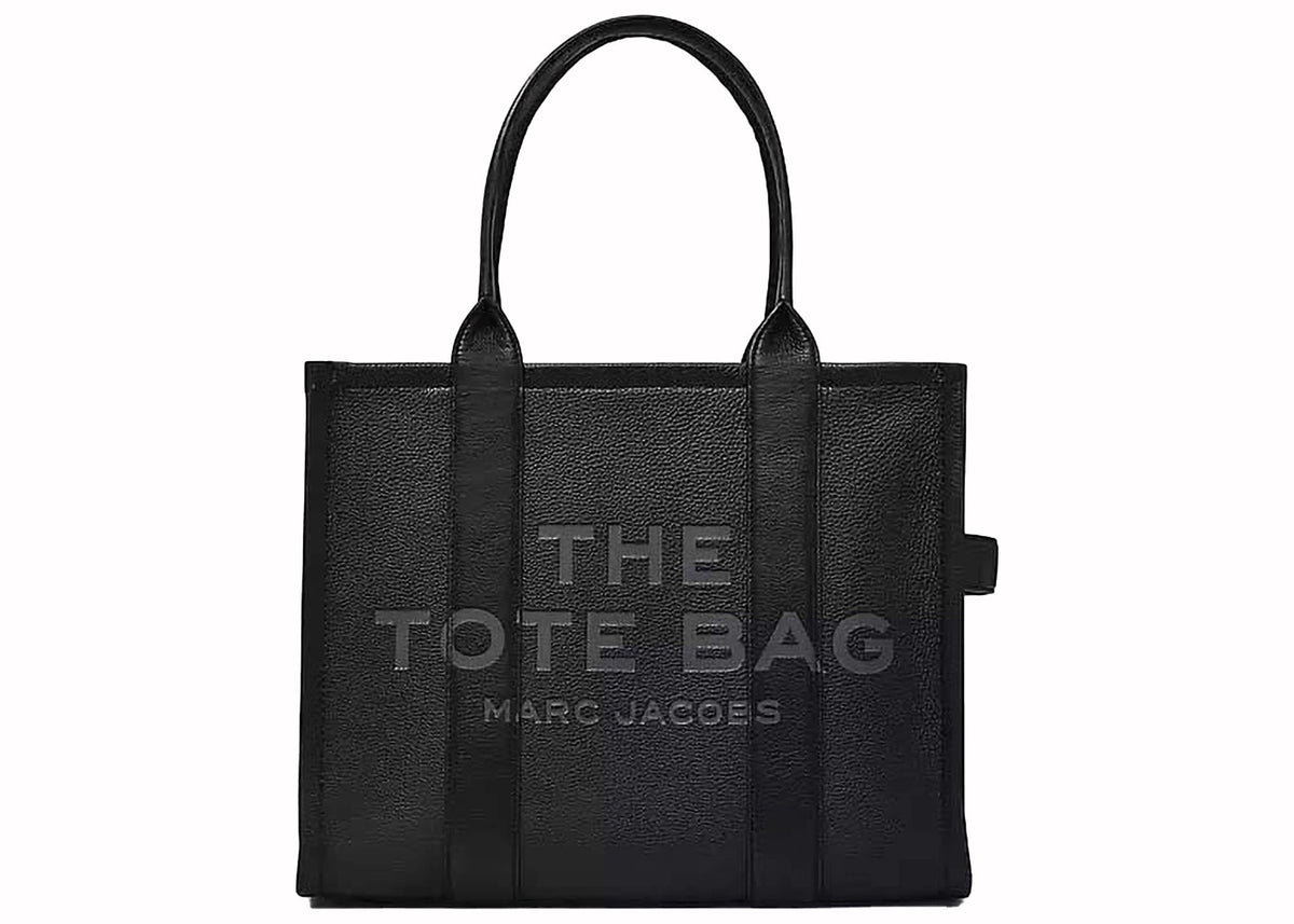 Marc Jacobs The Leather Large Tote Bag Black -1