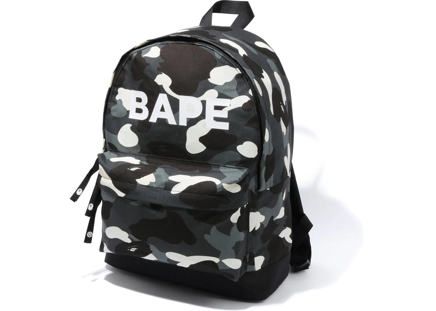 BAPE City Camo Logo Day Pack Black -1