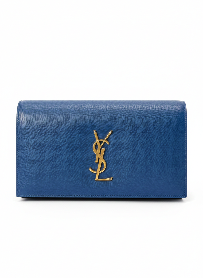 YSL Uptown Envelope Clutch-Front