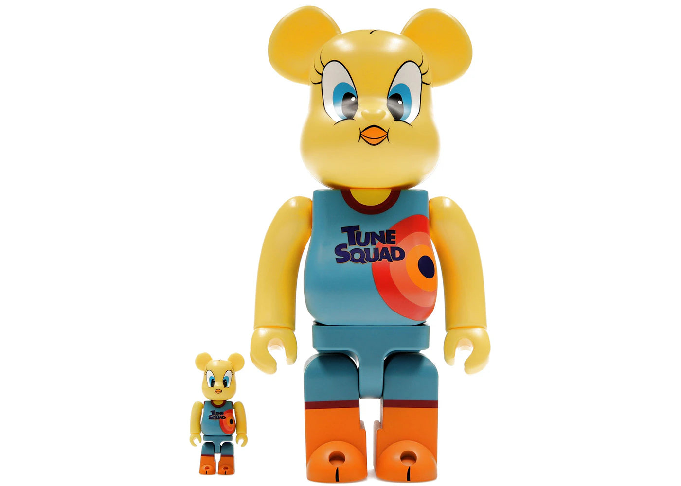 Bearbrick Space Jam: A New Legacy Tweety 100% & 400% Set -1