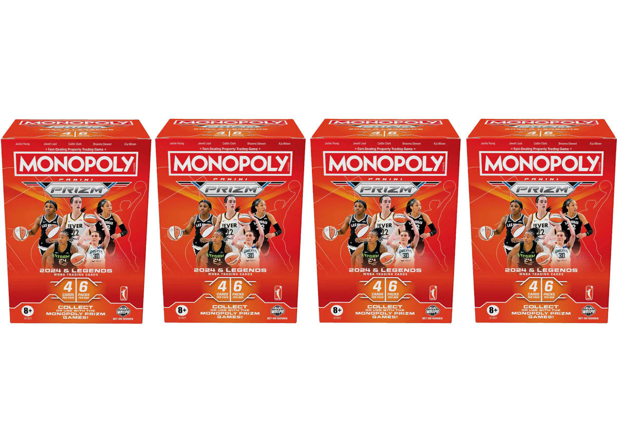 2024 Panini Monopoly Prizm WNBA Booster Box 4x Lot -1