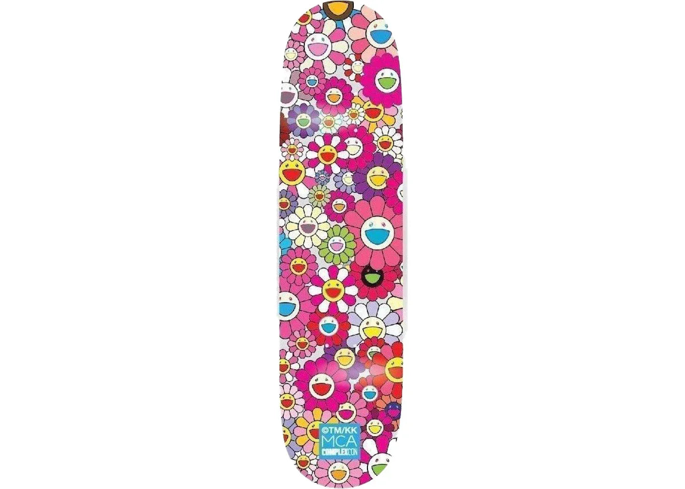 Takashi Murakami x Takashi Murakami Flower Skateboard Deck Pink-1