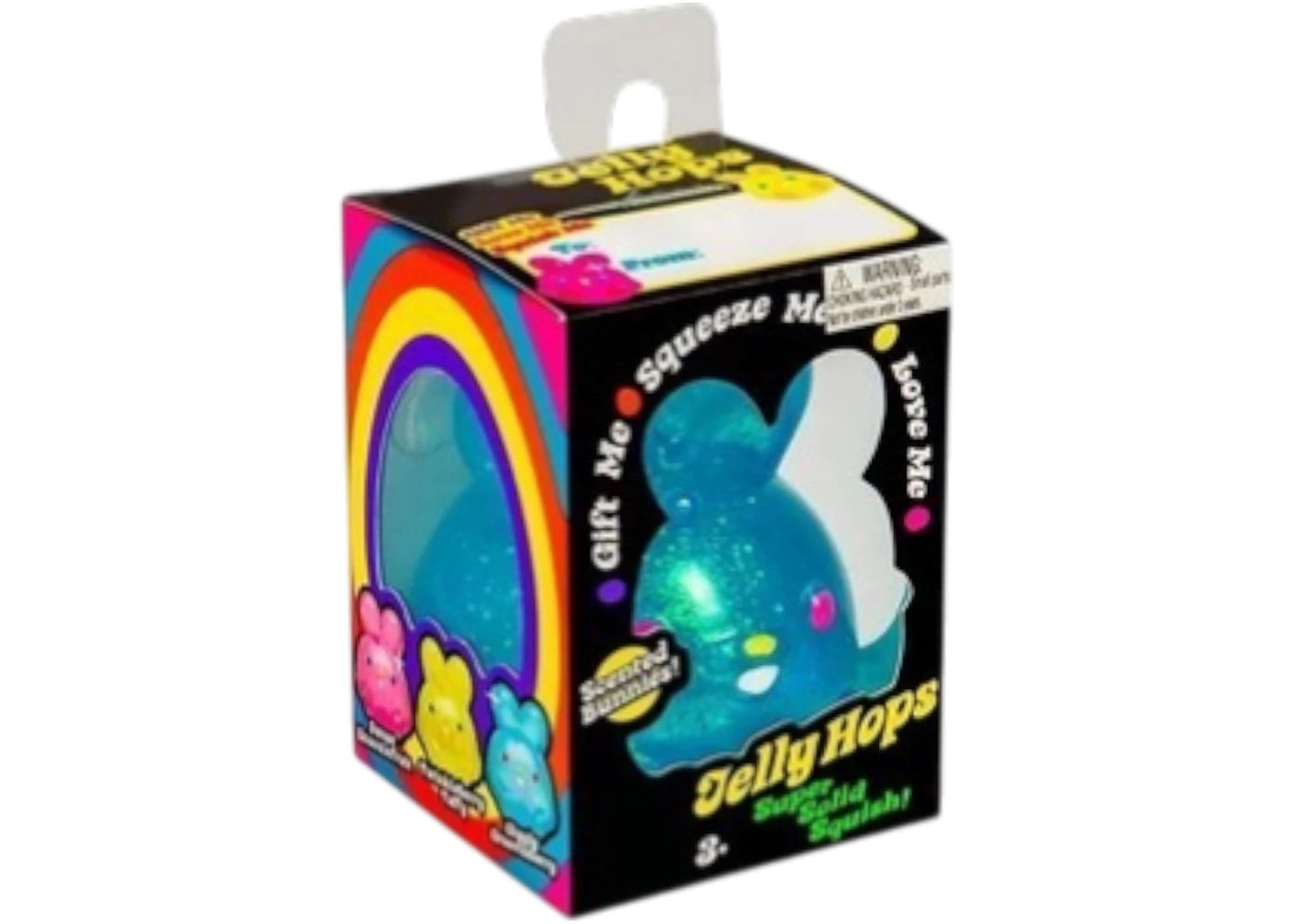 NeeDoh Jelly Hops Scented Bunny Squishy Fidget Toy Blue -1