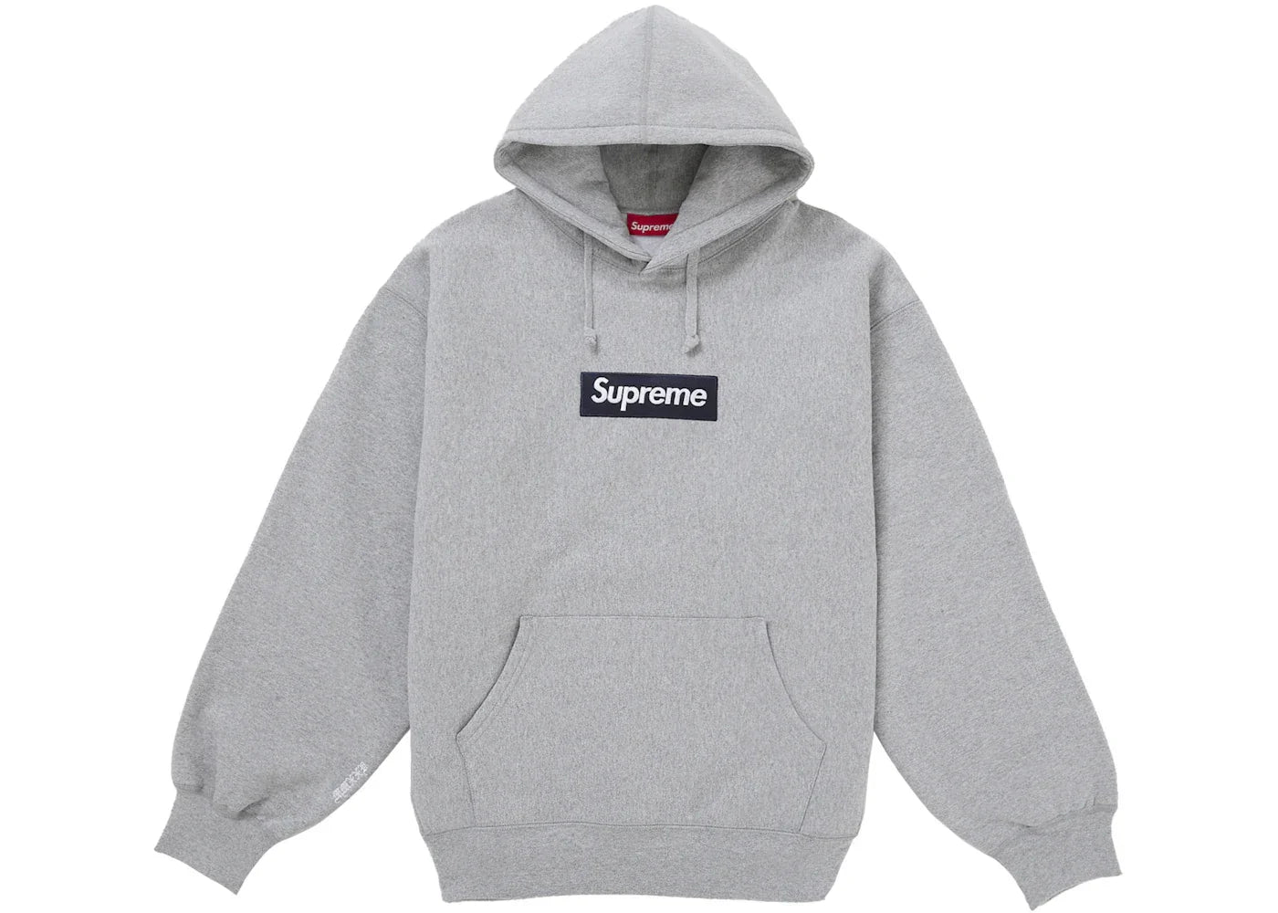 Supreme Box Logo Hooded Sweatshirt (FW25) Heather Grey -1