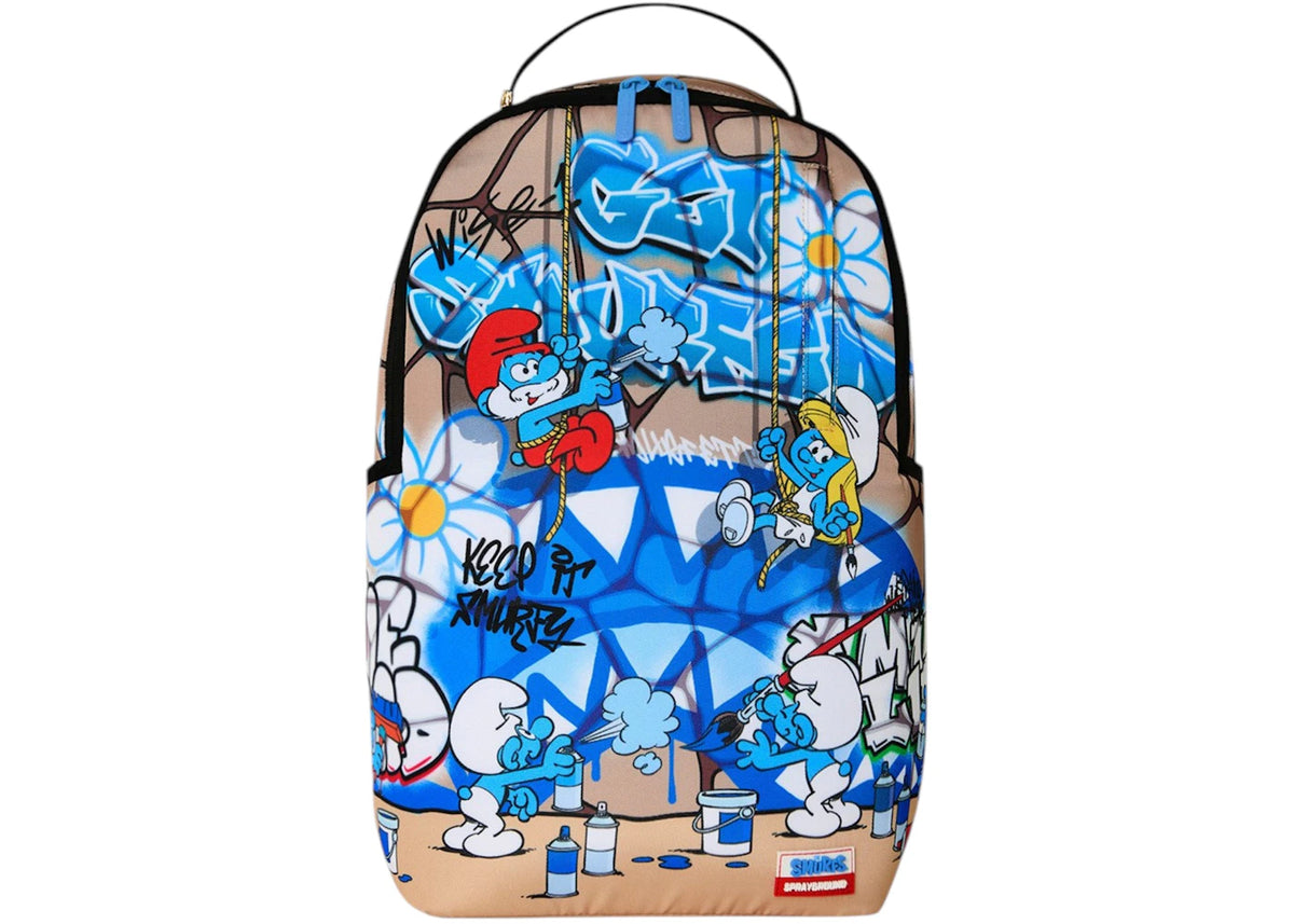 Sprayground Smurfs Art Party II Backpack Multicolor -1