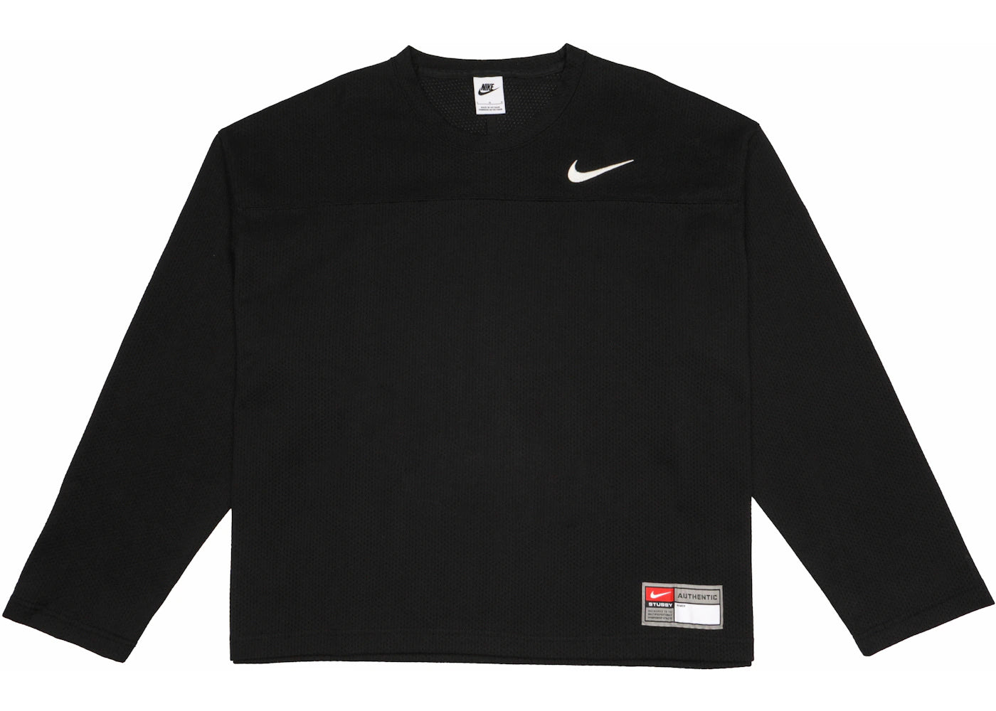 Stussy x Nike Dri-FIT Mesh Jersey Black -1