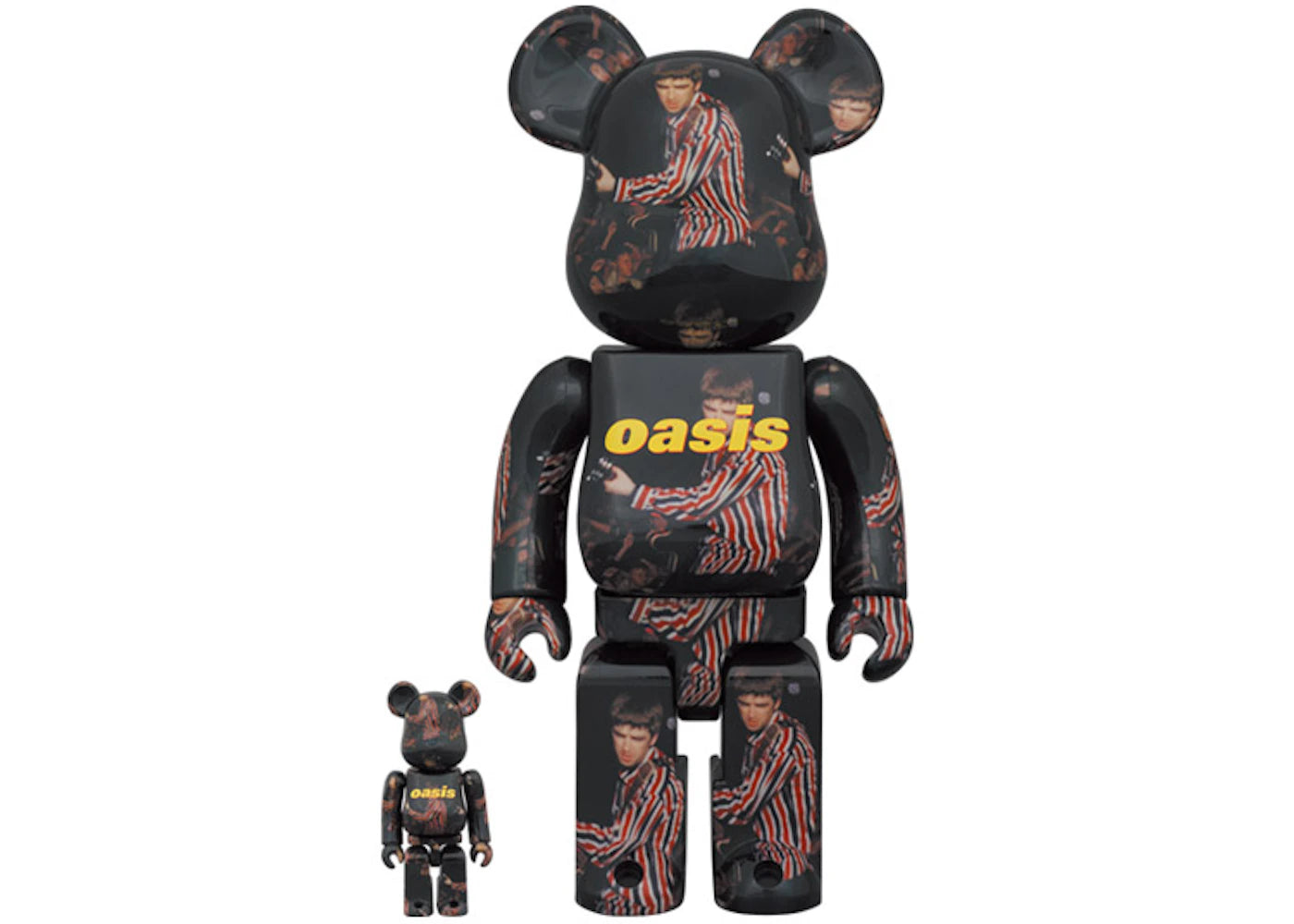 Bearbrick x Oasis Knebworth 1996 (Noel Gallagher) 100% & 400% Set -1