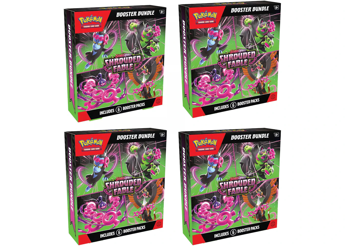 Pokémon Scarlet & Violet Shrouded Fable Booster Box 4x Lot -1