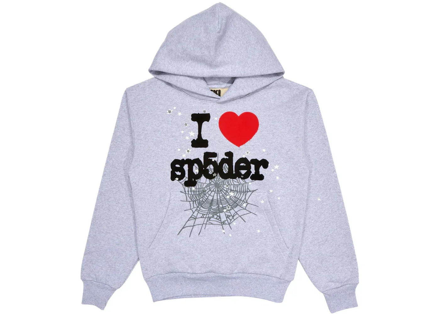 Sp5der Souvenir Hoodie Heather Grey -1