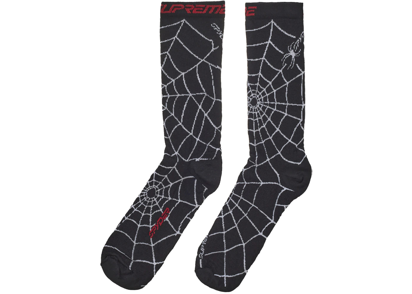 Supreme Spyder Crew Socks (1 Pack) Black -1