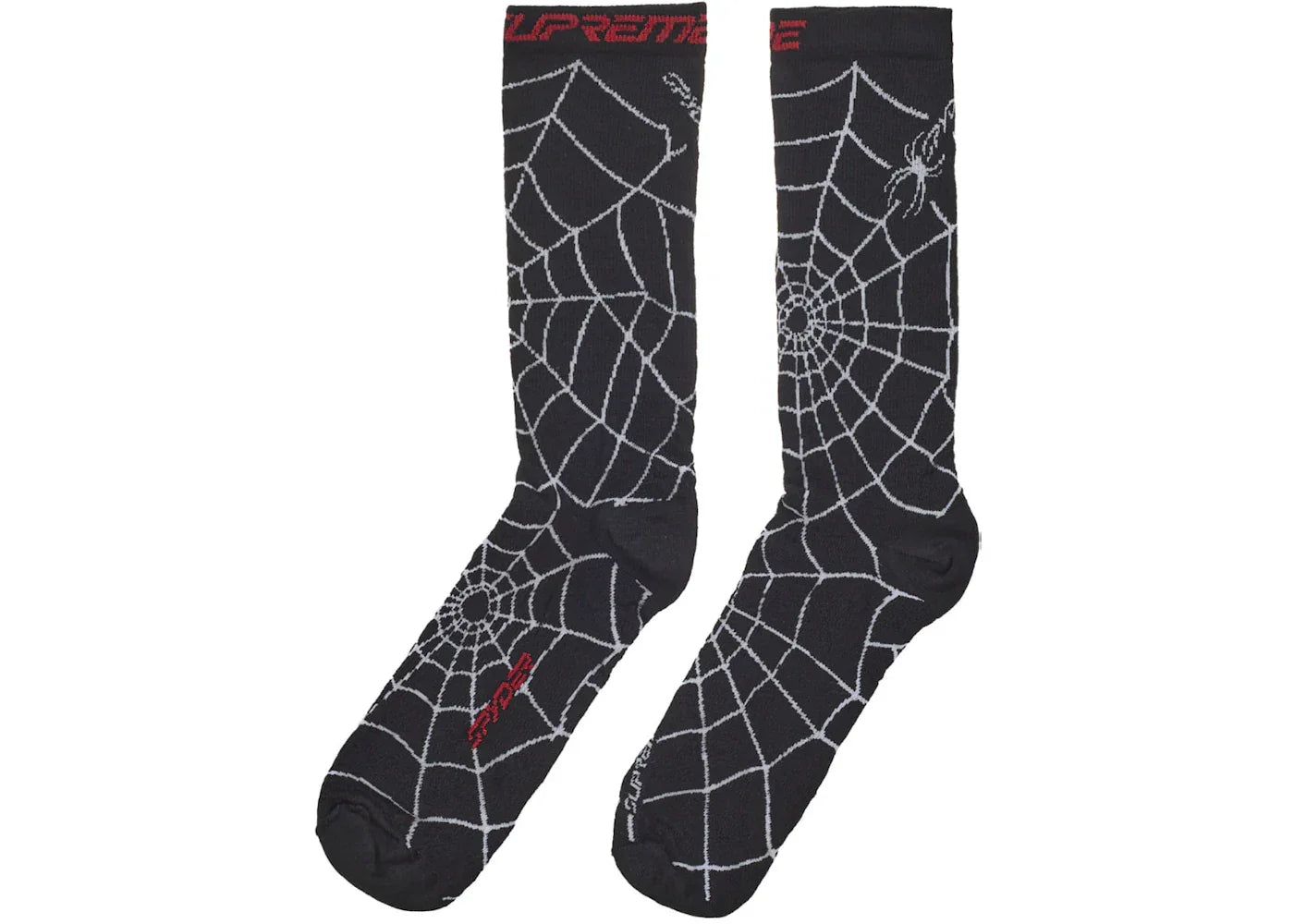Supreme Spyder Crew Socks (1 Pack) Black -1