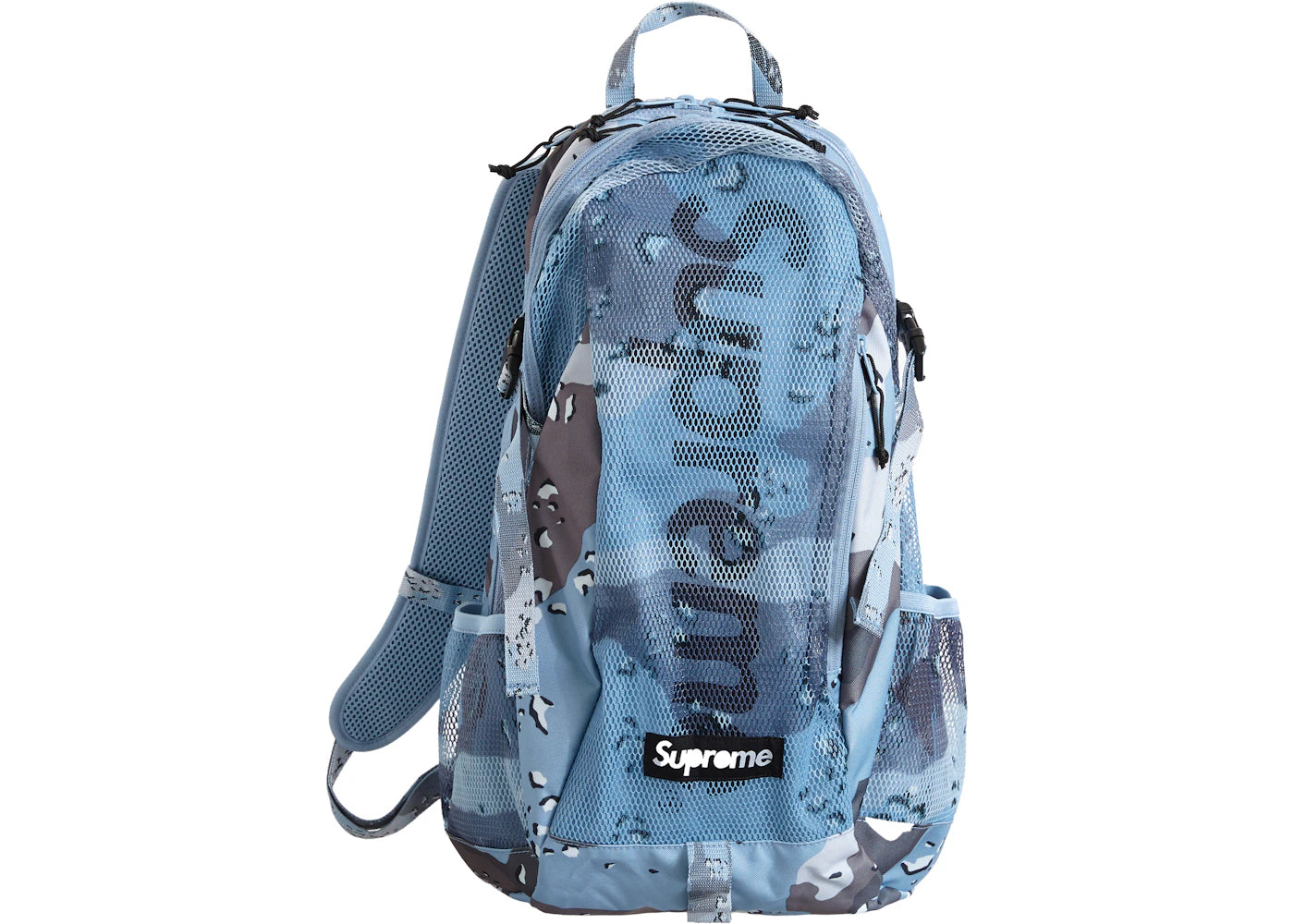 Supreme Backpack (SS20) Blue Chocolate Chip Camo -1