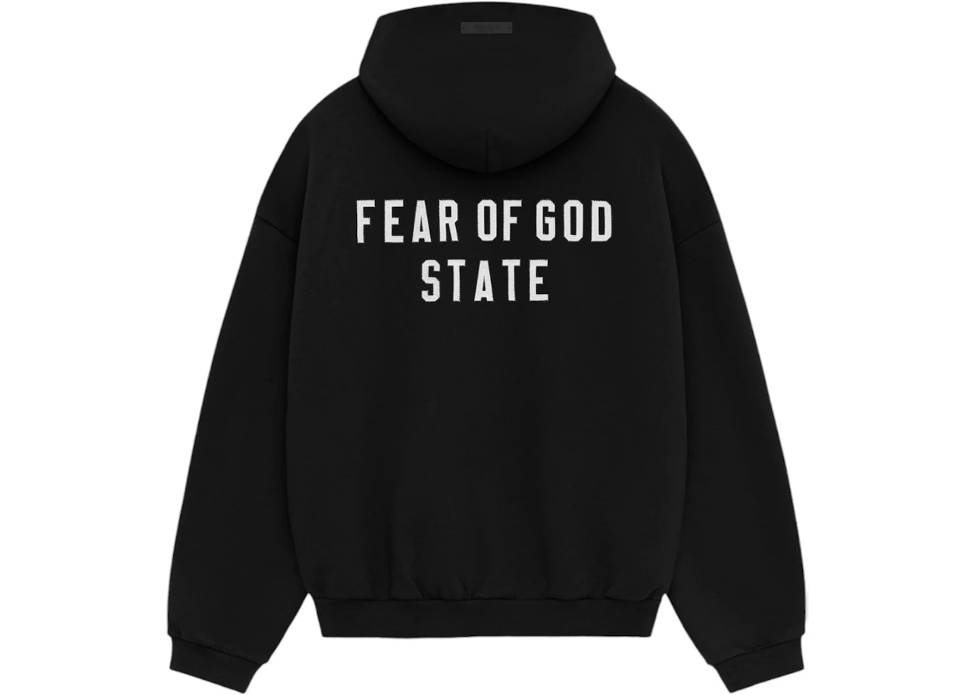 Fear of God Essentials Heavy Fleece Fullzip Hoodie Black -1