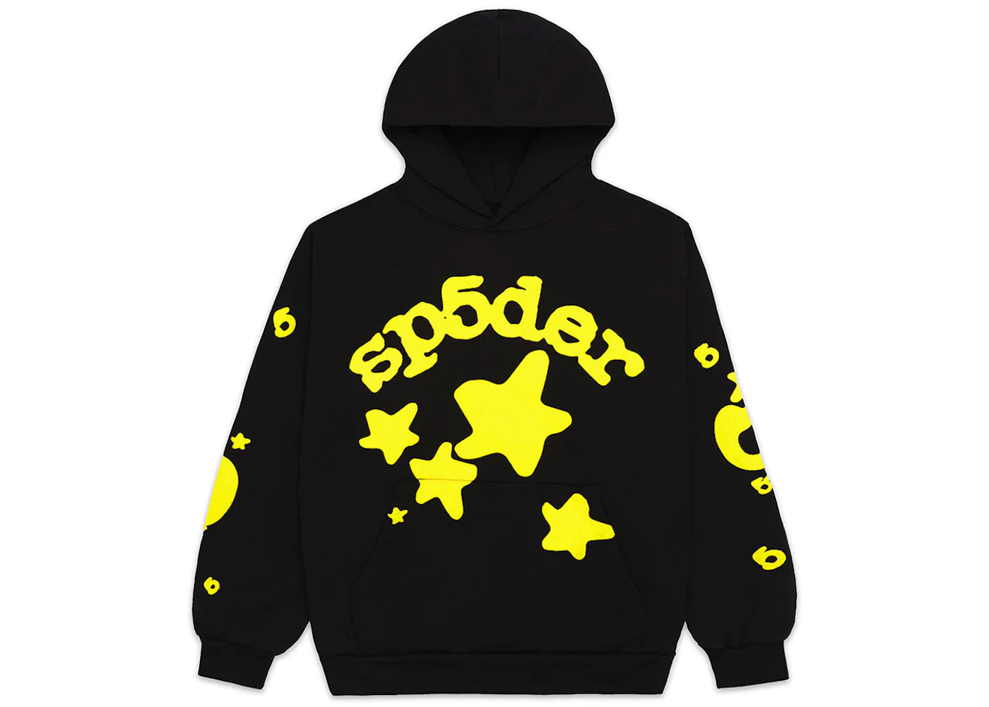 Sp5der Beluga Hoodie Onyx/Yellow -1