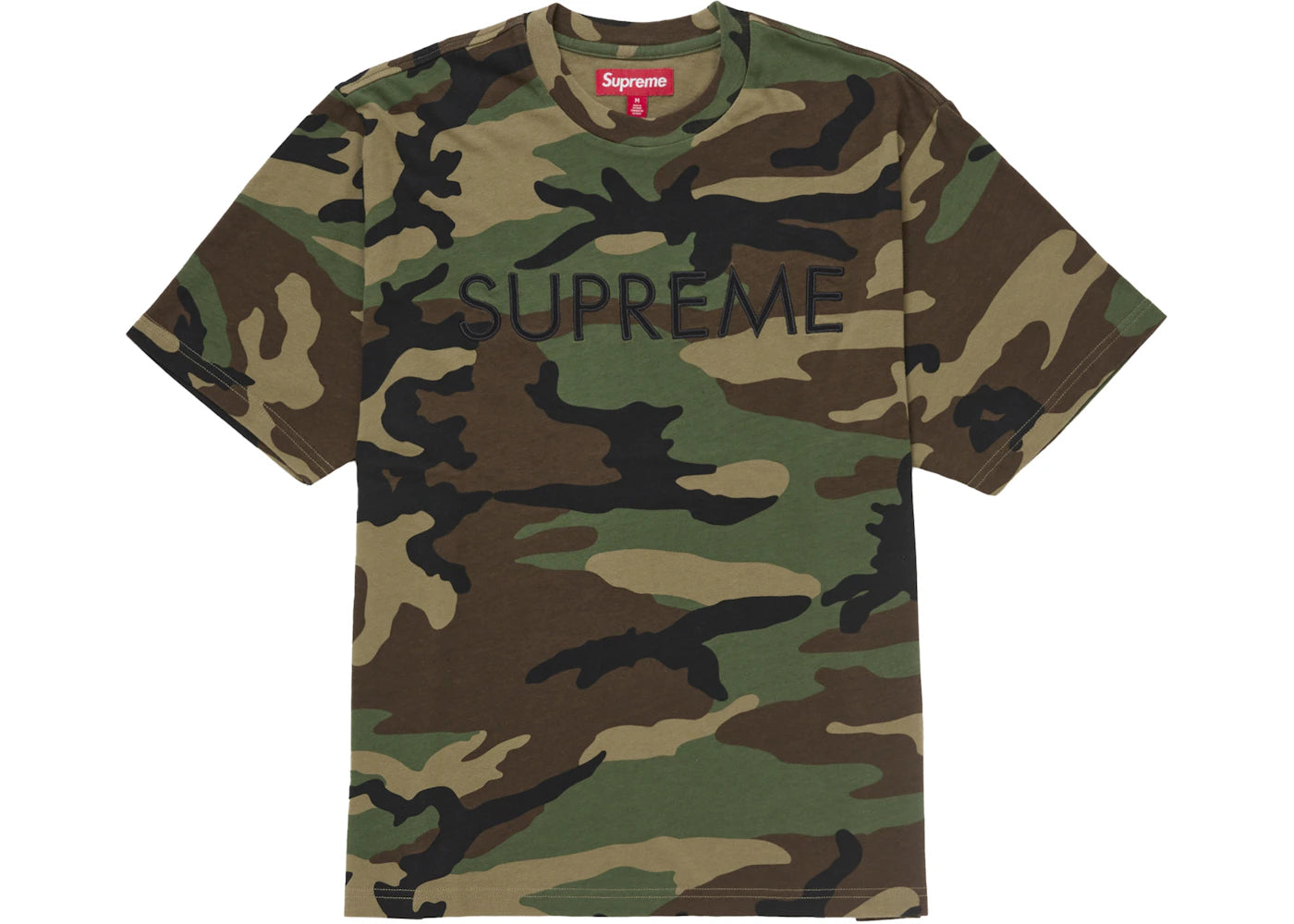 Supreme Capital S/S Top Woodland Camo -1