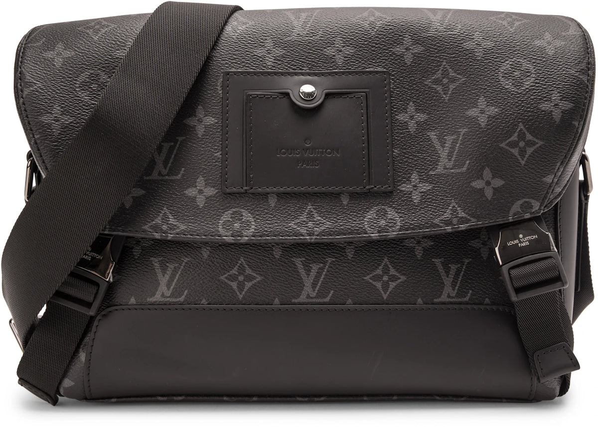Louis Vuitton Messenger Voyager Monogram Eclipse PM Black -1