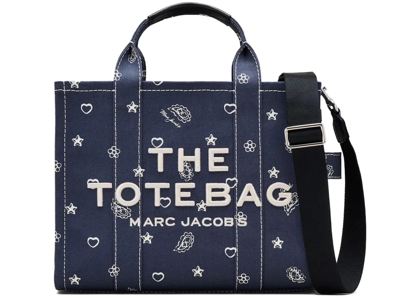 Marc Jacobs The Medium Tote Bag Navy Multi -1